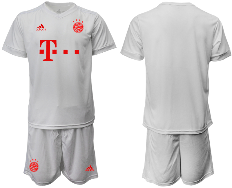 Men 2020-2021 club Bayern Munich away white goalkeeper Soccer Jerseys->bayern munich jersey->Soccer Club Jersey